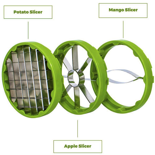 Apple Cutter Slicer Corer Divider Wedger-Apple Slicer Potato Slicer Cutter for French Fries and Mango Slicer Corer