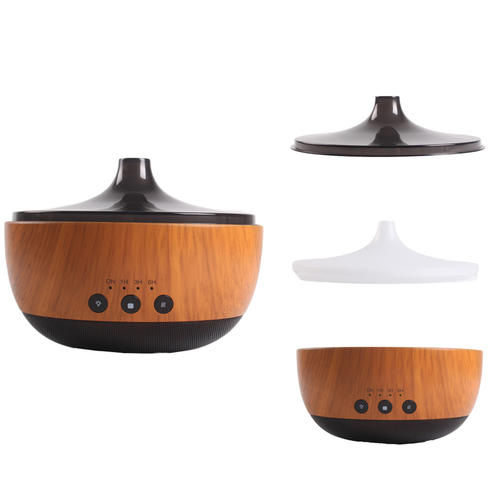 Bluetooth Wood Grain Aroma Essential Oil Diffuser Humidifier,Bluetooth Music Player