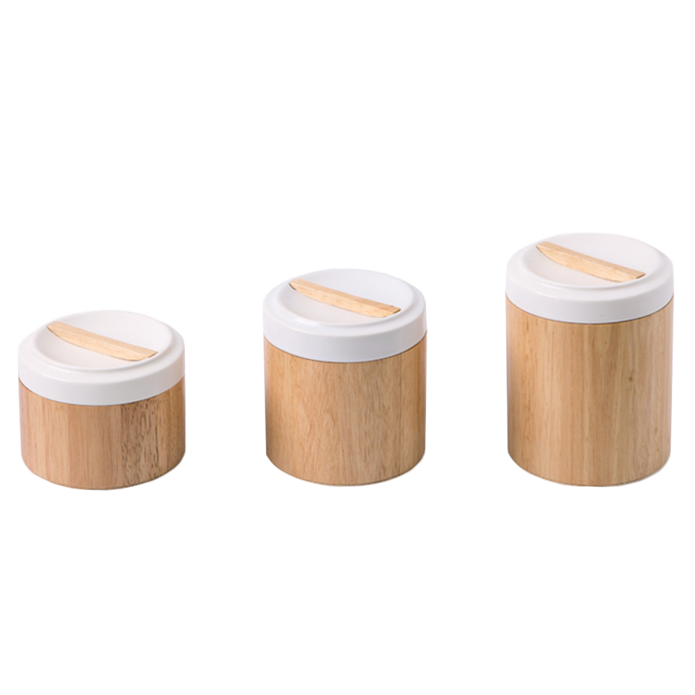 Ceramic Lid Nut Coffee Tea Canisters Food Storage Container