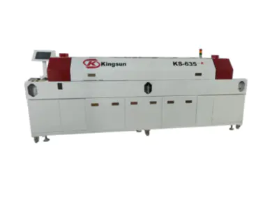 KS-635 Lead-free Fully Computer-controlled Six Temperature Zone Hot Air Reflow Soldering Machine