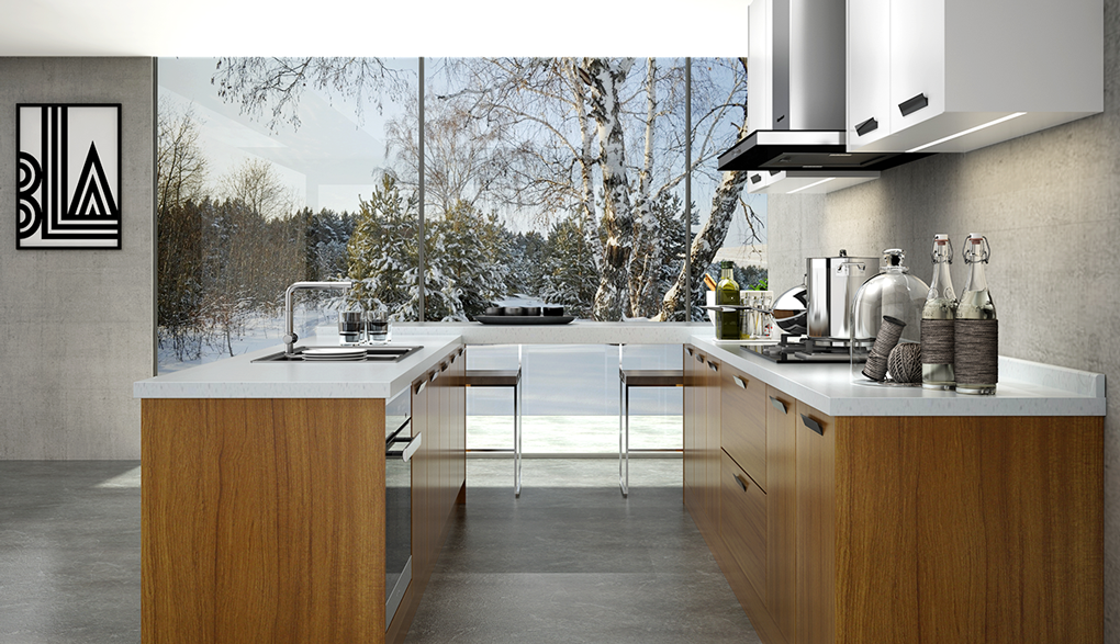 Hamberg sunshine series kitchen cabinet