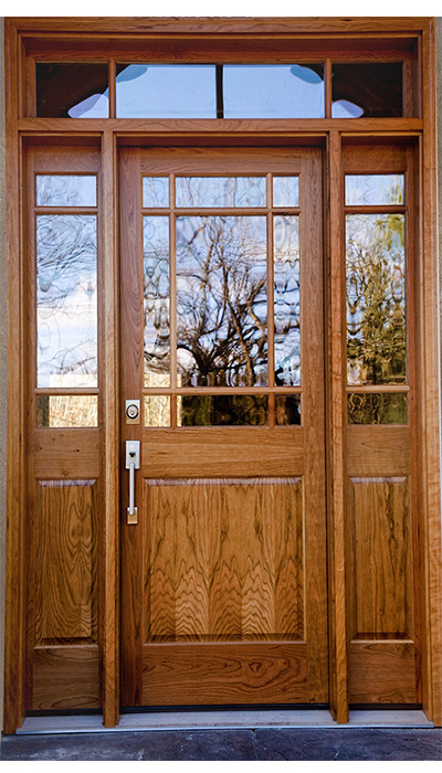 exterior doors with glass LDG-031