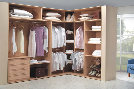 Встроенный шкаф-гардеробная 26