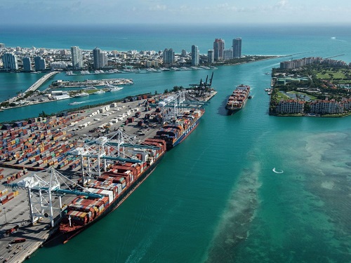 Container Shipping from China to Miami, USA
