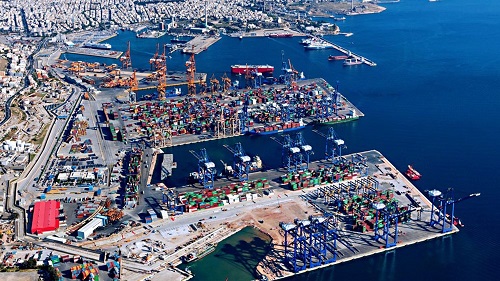 Container shipping from China to Piraeus and Thessaloniki, Greece
