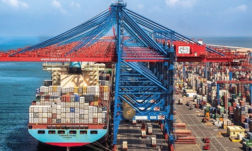 الشحن البحري، الشحن من الصين الى بورسعيد، مصر