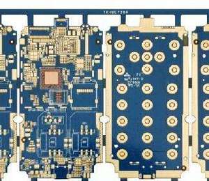 2L 0.5mm FR4 blue Keyboard immersion gold PCB board 