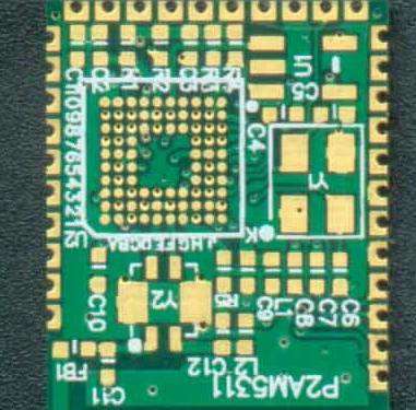 PTH plated half hole printed circuit board
