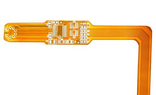 2L 1OZ PI Base material0.05mm immersion gold flex circuit board