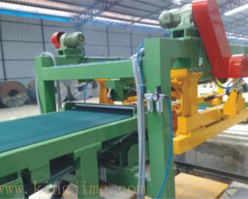 KJH20 Low Speed Light Gauge Cut To Length Line Combines With Slitting Machine