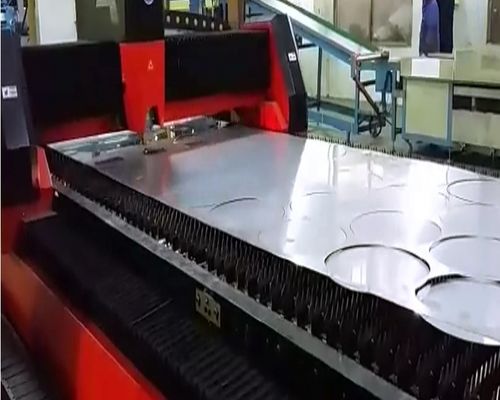 Línea de producción de corte por láser de chapa de acero KJL01