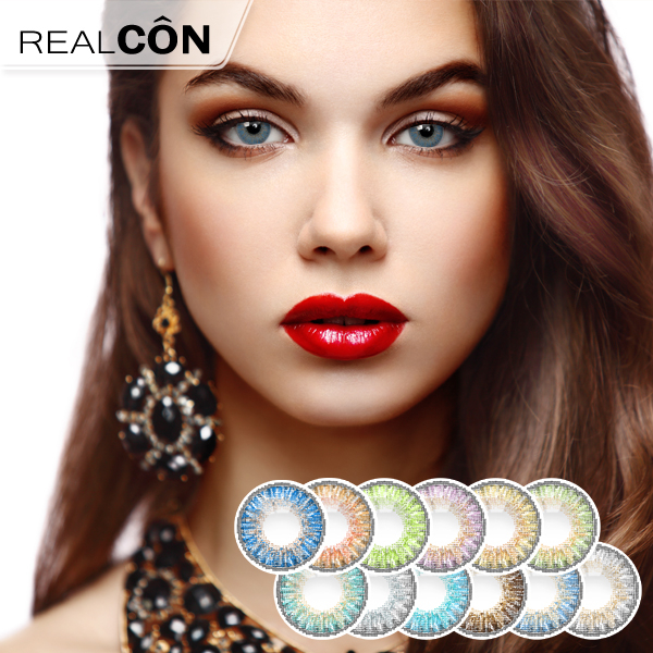Realcon Cosmetic Lenses New 3 tone Lenses Supplier