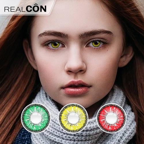 Realcon Wholesale Colored Contacts Crazy Lens Snowflake Lens Exporter