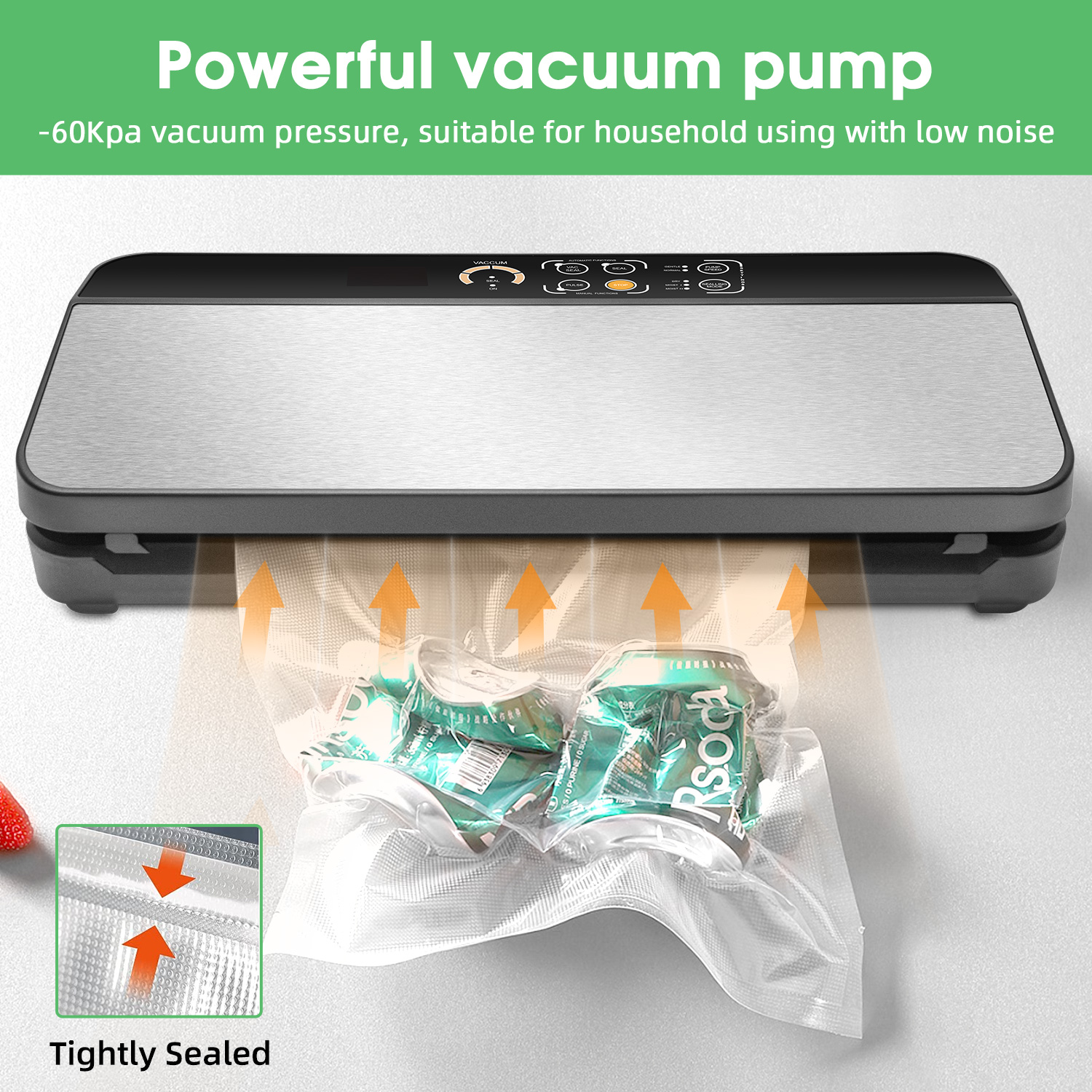 VS6606 Excellent Humid Mode Intelligent Screen Vacuum Sealer