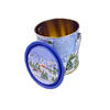 round candy tin with handle