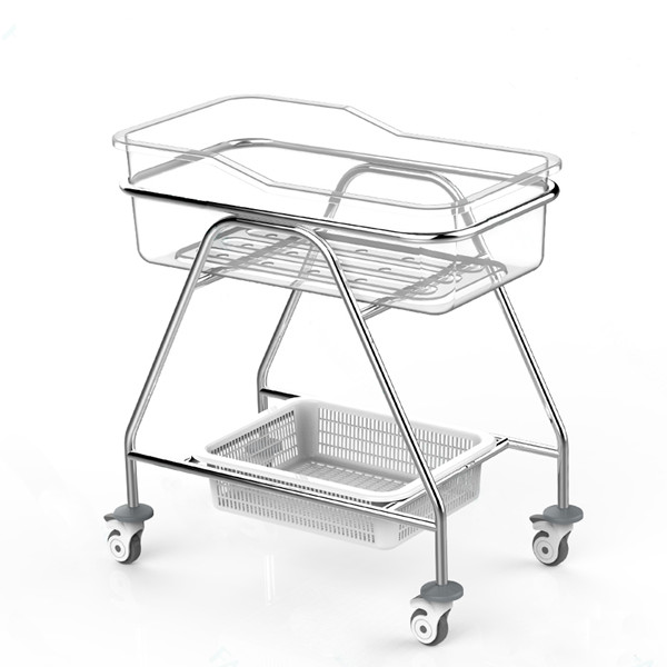 BPM-iB03 Stainless Steel Hospital Baby Cot