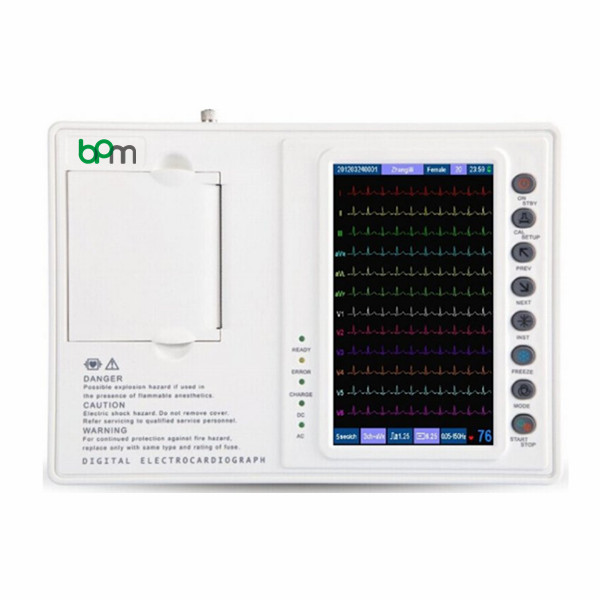BPM-E307 Three Channels ECG Machine with 7" Touchscreen 