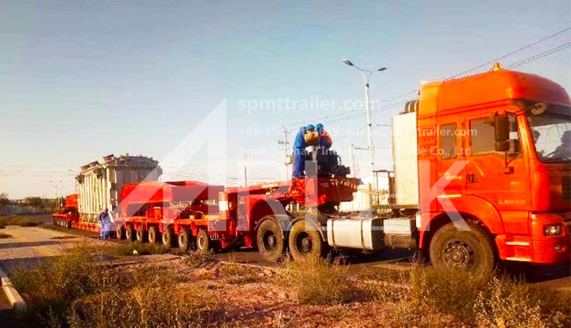 heavy equipment hauling trailers
