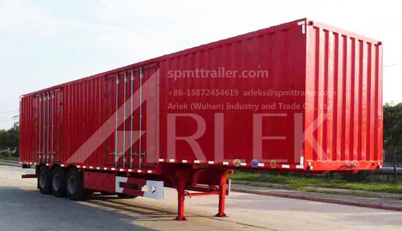 Cargo box semi-trailers