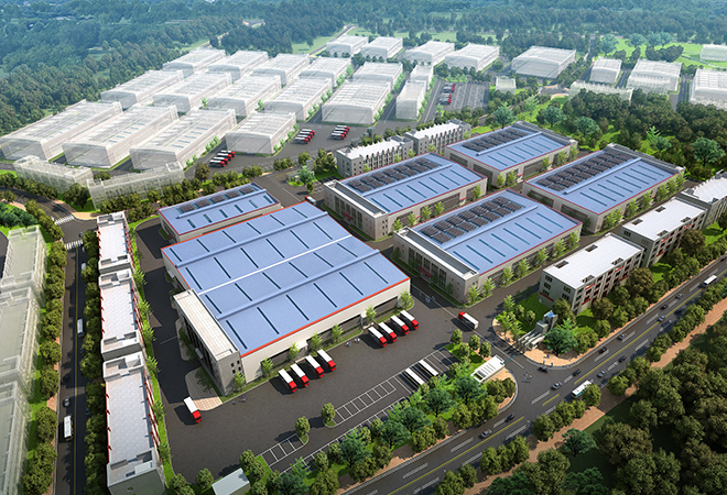 Поздравляем с нашим проектом нового завода площадью 100000 квадратных метров в городе Хуанши
