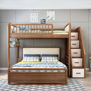Solid Wood Bunk Sofa Bed,Folding Sofa Bunk Bed With Stairs