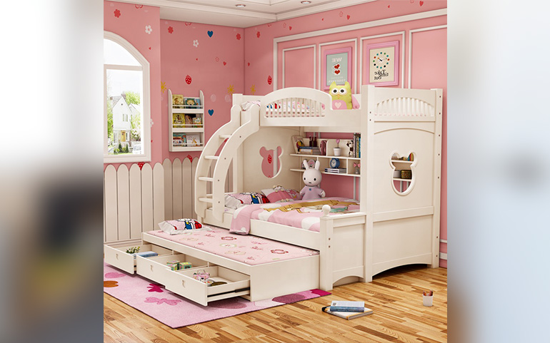 New Style Wooden Bunk Bed for Kids
