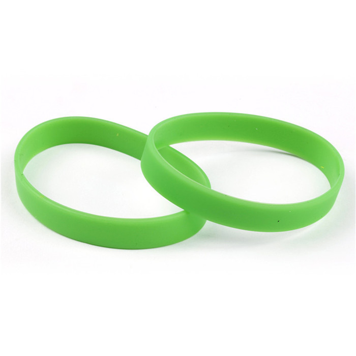 Custom print debossed rubber silicone bracelet