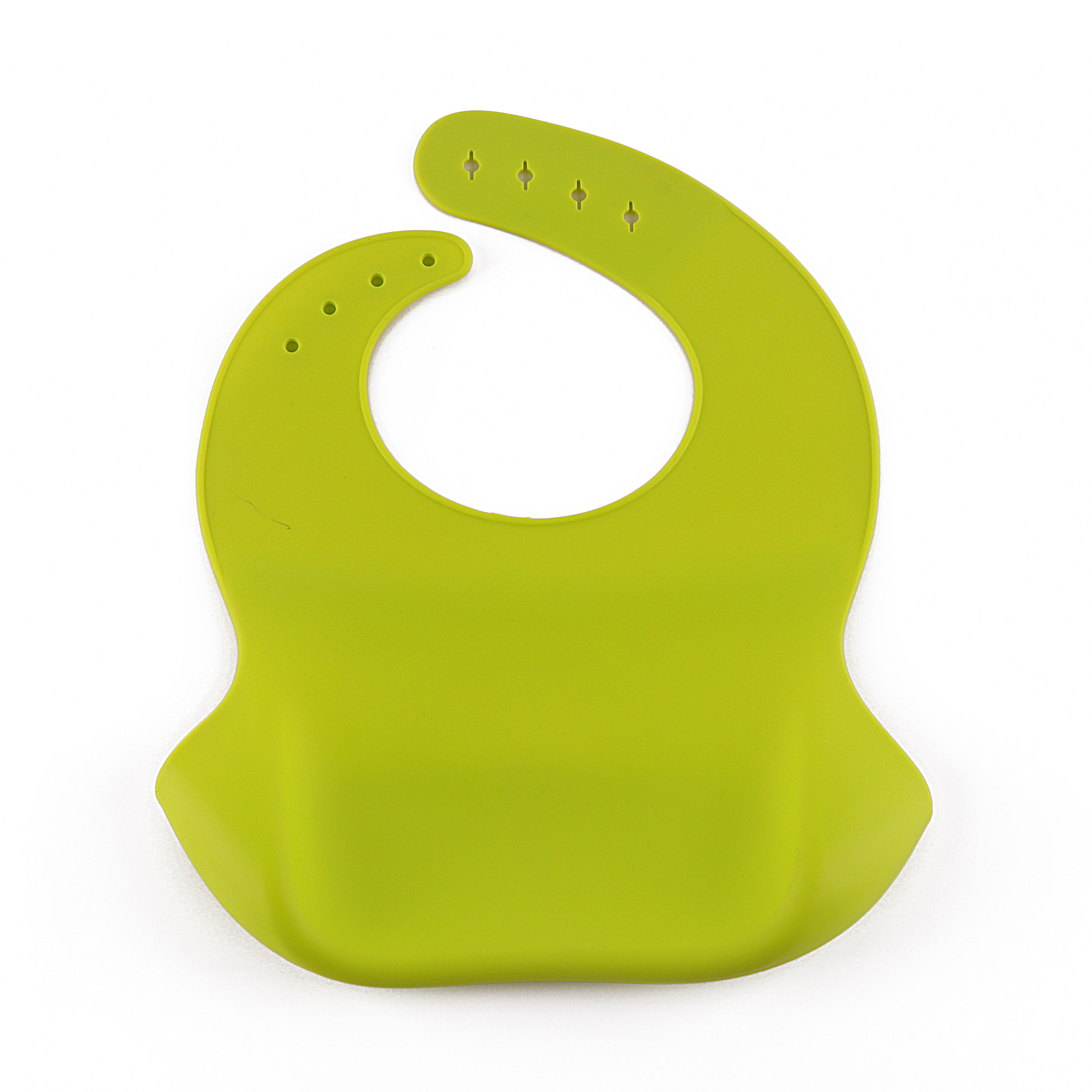 Customized OEM new style silicone baby bib for baby with soft adjustment neckband