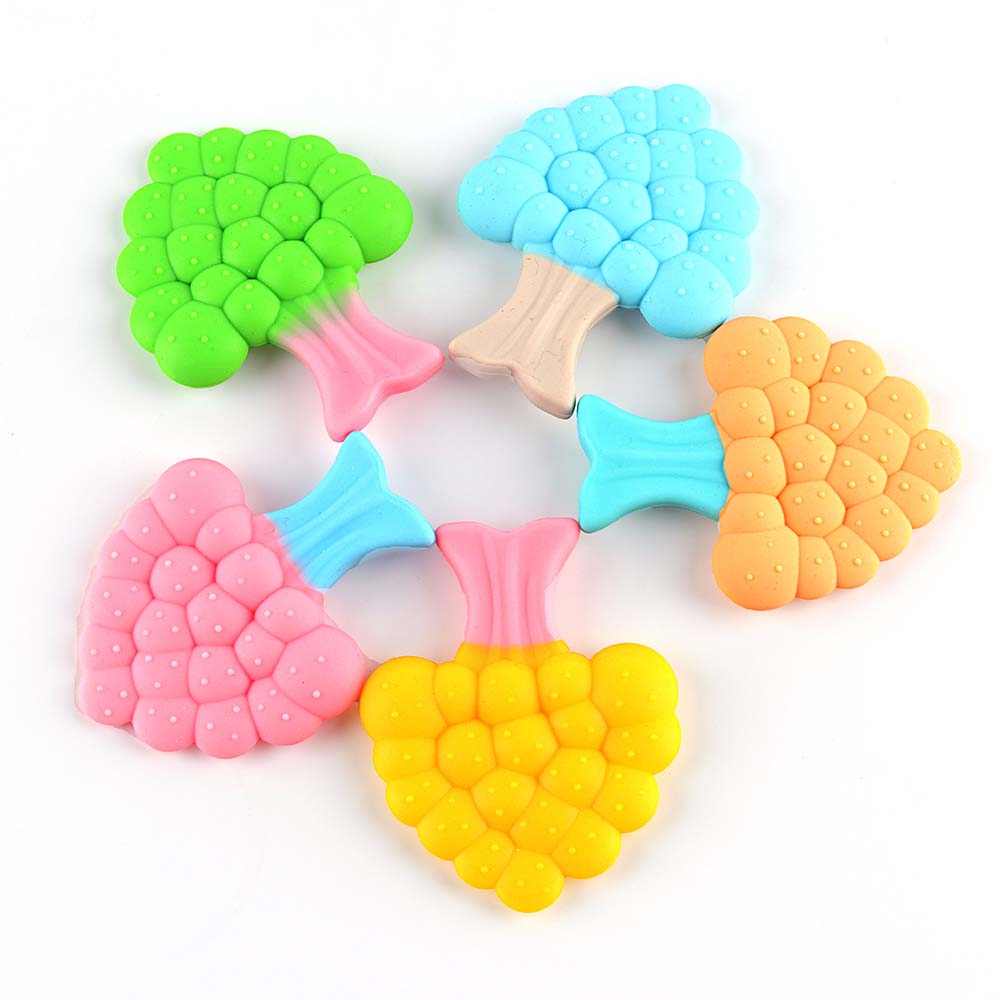 Silicone baby teething toys silicone tree teether