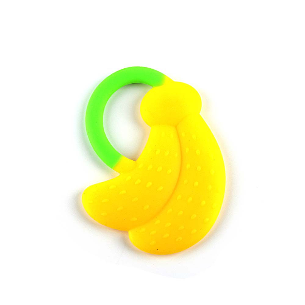 Silicone baby teething toys silicone fruit banana teether 