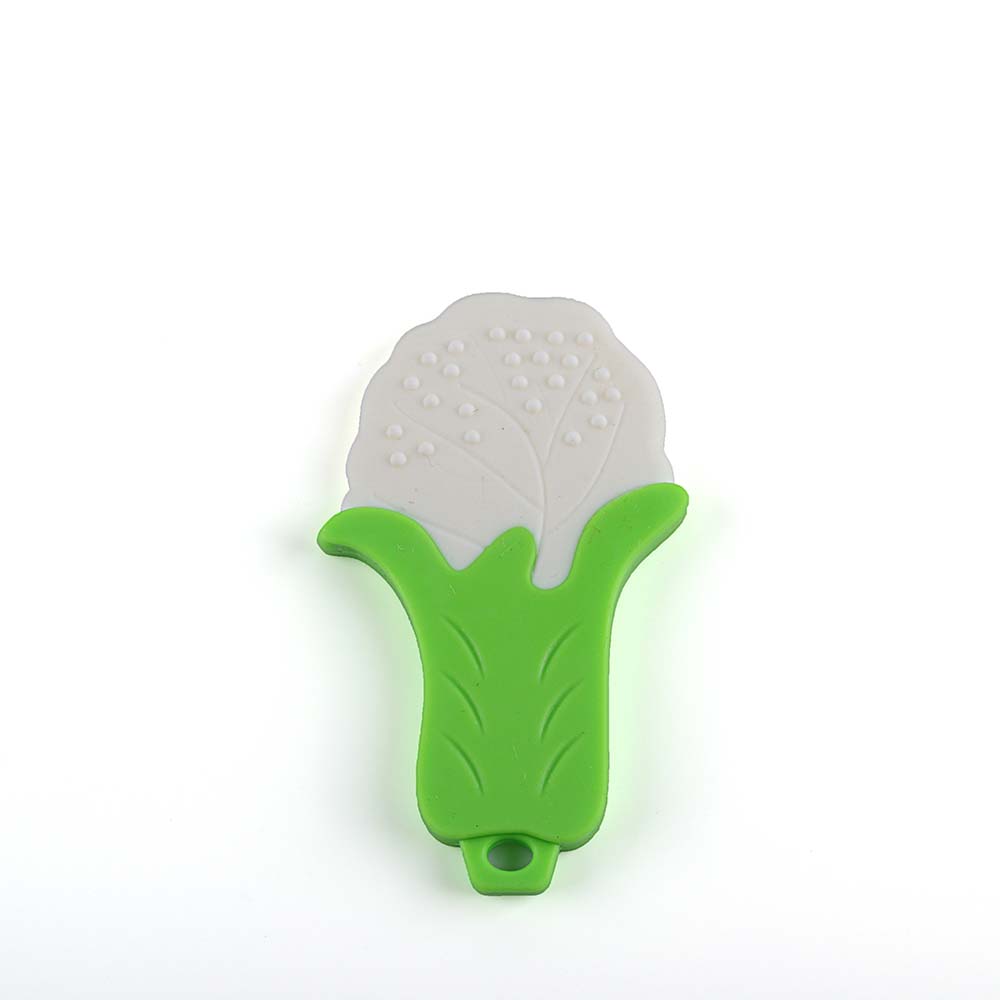 Silicone baby teething toys baby silicone vegetable teether
