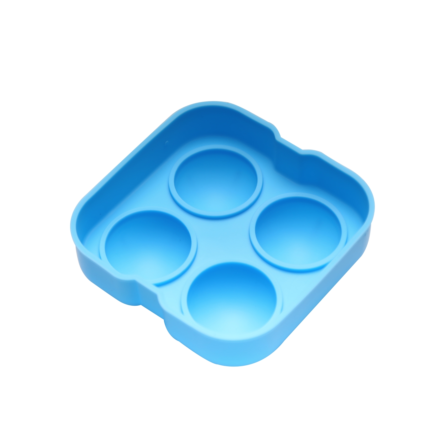 Customized high quality silicone ice ball mold with 4 ball
