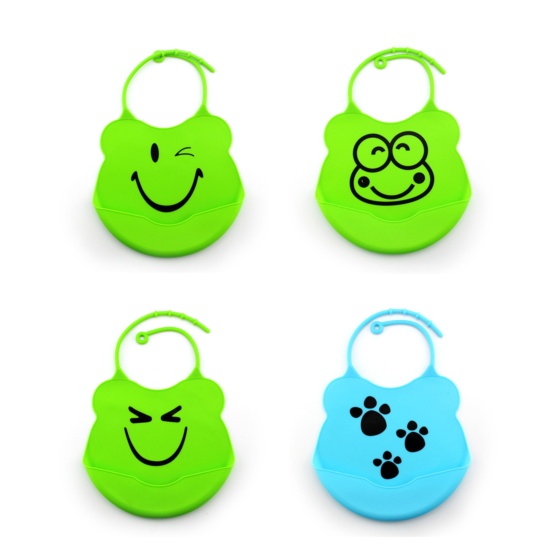 Cute customized OEM silicone bib healthier and safer