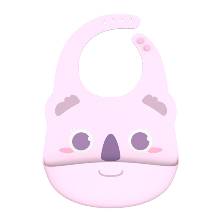 foldable environmentally friendly silicone baby bibs 