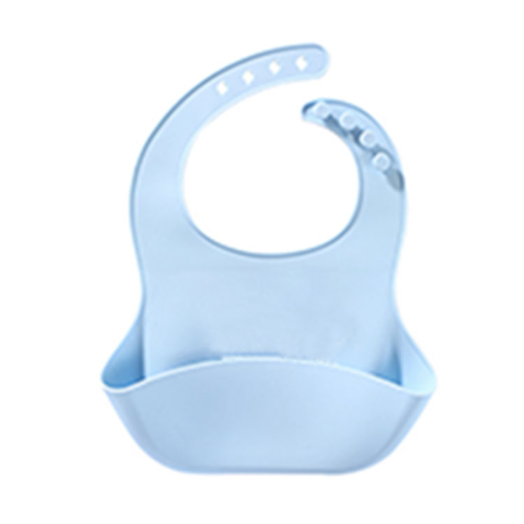 OEM wholesale waterproof silicone baby bib for grease proofing
