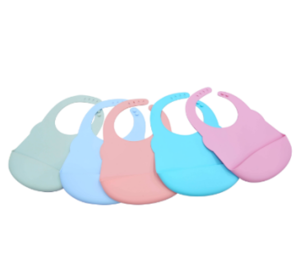 wholesale OEM Customized soft silicone baby bibs making manufacturer
