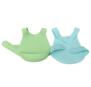 Wholesale Waterproof Silicone Baby Bibs spend less time cleaning after meals