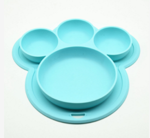 Customized BPA Free Wholesale Silicone Plates For Baby Feeding