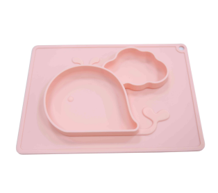 unbreakable wholesale silicone baby plates