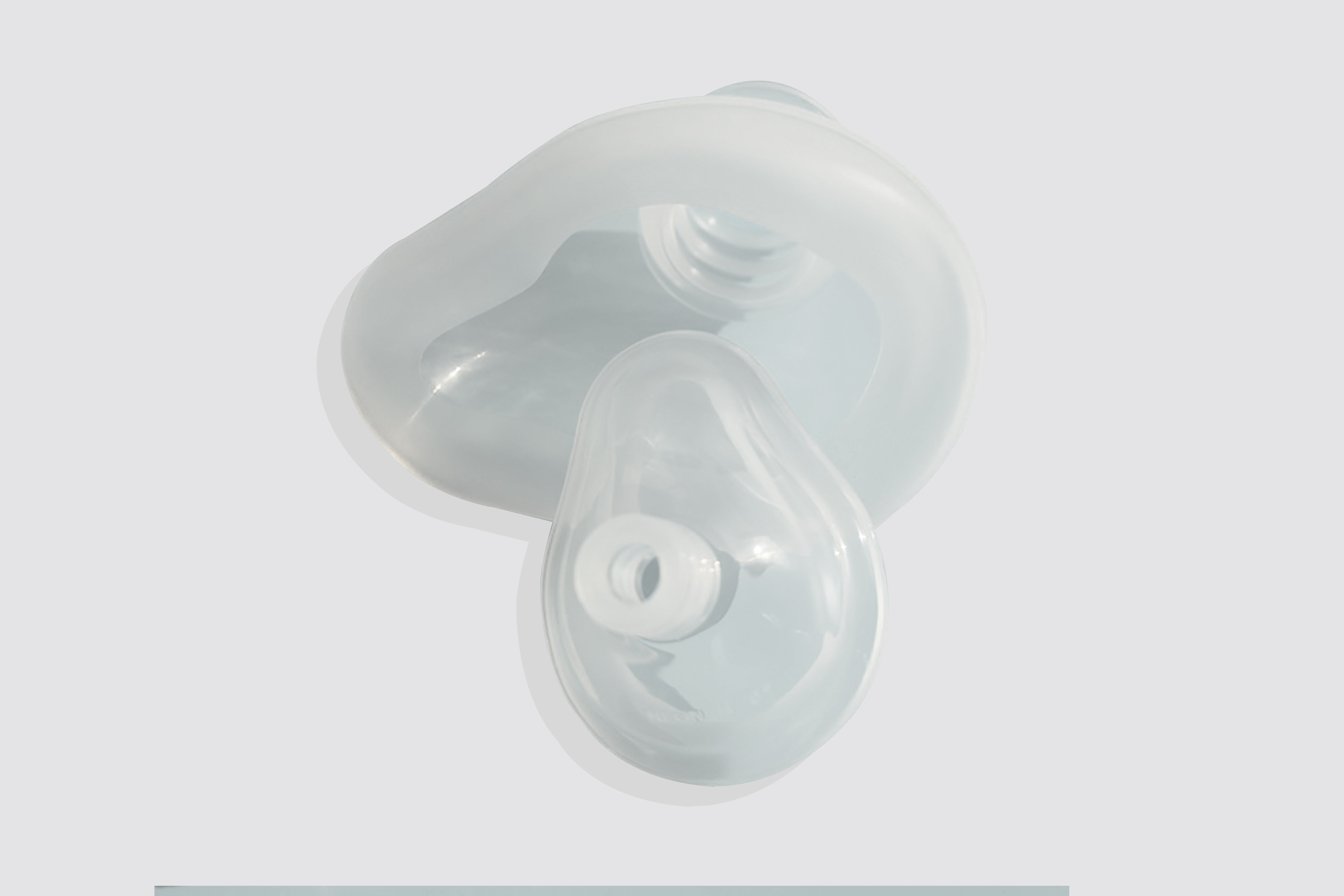 Silicone mask of anesthesia machine respirator for medical