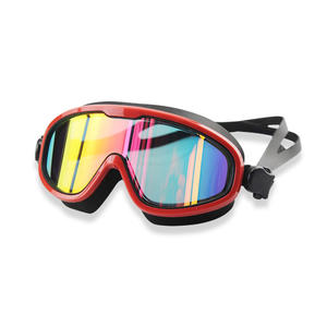 China Factory Large Frame OEM Customized Best Water Sport Silicone Swimming Glasses For Sporter 