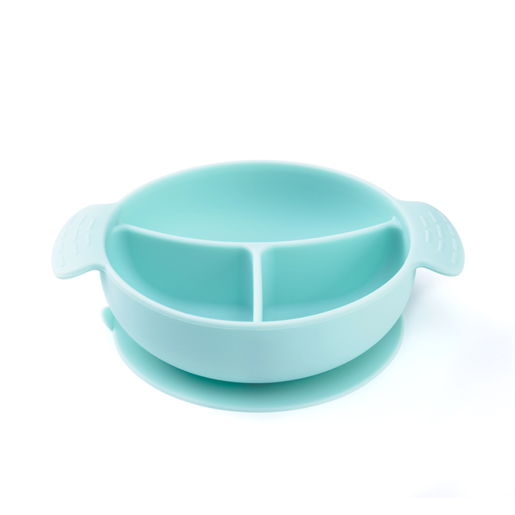 New design waterproof food snack dish silicone suction baby bowl for kids