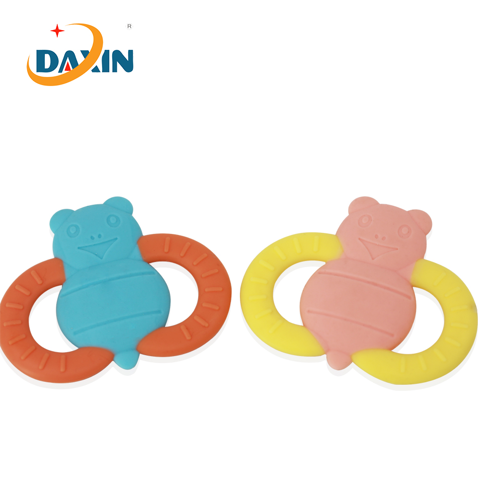 Baby Teething Toys Soft Bpa Free Teether Food Grade Baby Silicone Teether Bees 