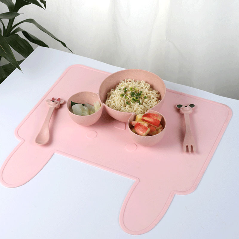 Wholesale waterproof high quality silicone suction baby feeding placemat food grade FDA 