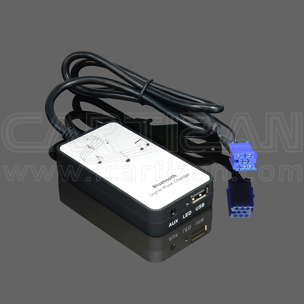 Bluetooth digital music changer with USB/AUX IN for select VW / Audi vehicles 1998-2008 (BCH-VW02)