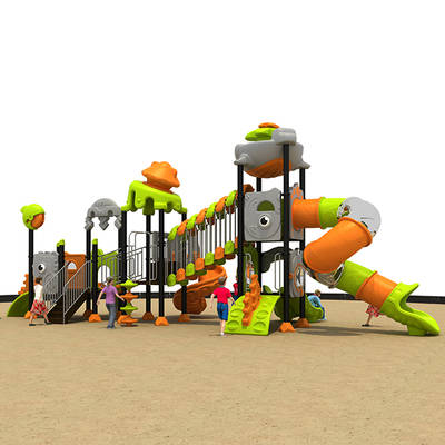 outdoor park plastic Children slide combination HS18115W-O 