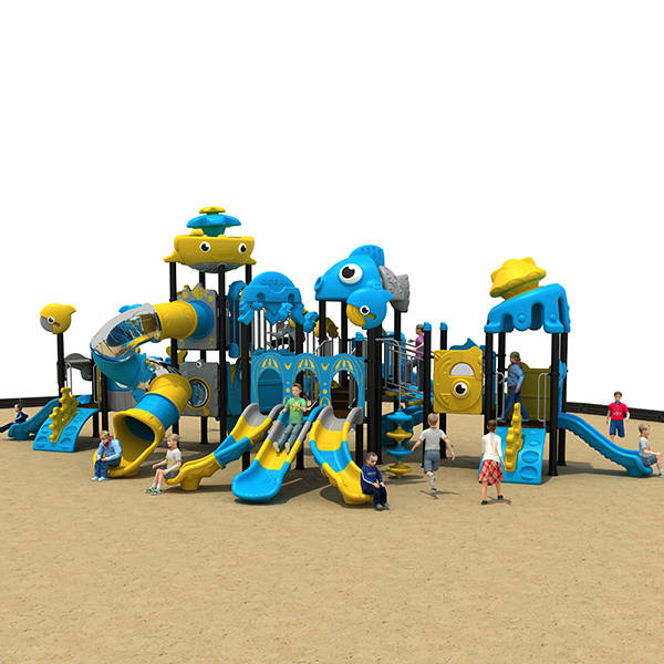 2019 Ocean Theme Amusement Park Equipment with Slide HS18119W-O