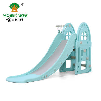 Castle theme wholesale cheap children indoor plastic slide 