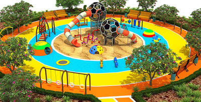outdoot fitness playground equipment for amusement park