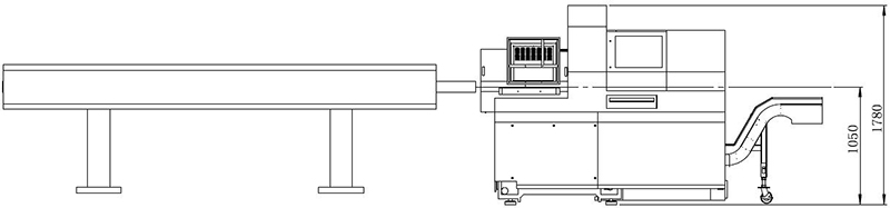 Model SZ-206E 6 axis Swiss type CNC lathe
